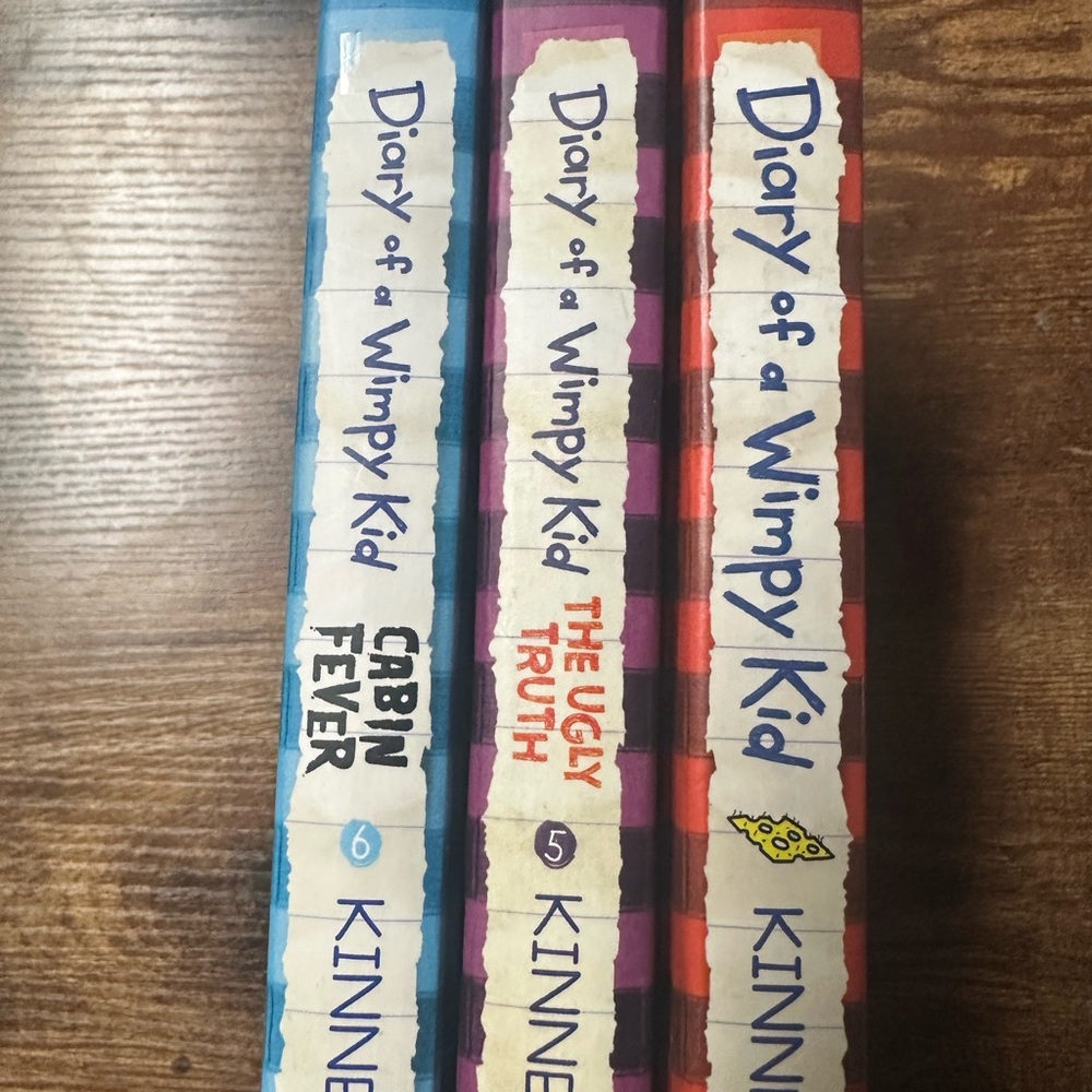 Diary of a Wimpy Kid Book Set -  3 books